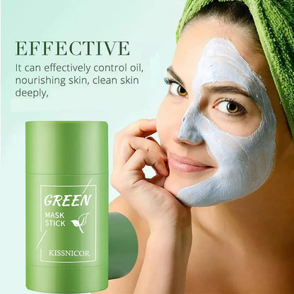 Oil-Absorbing Green Tea Mask Stick for Clear-Looking Skin