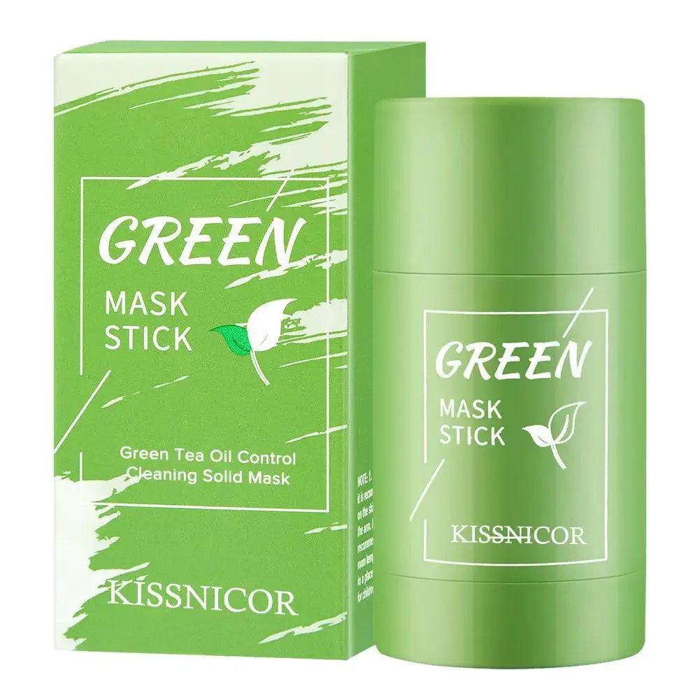 Oil-Absorbing Green Tea Mask Stick for Clear-Looking Skin